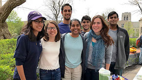 Group of Students from the Department of Asian Languages and Cultures posing for the camera