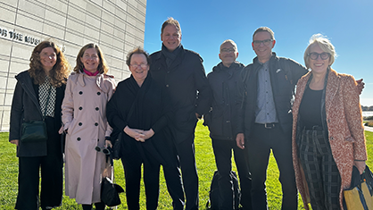  VP Dévora Grynspan with the Universität Hamburg Delegation