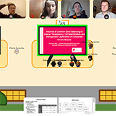 Screenshot of Virtual Poster Session