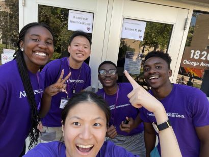 students helping on move-in day for ISO