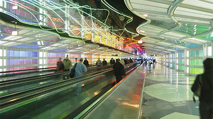 O'hare airport people mover