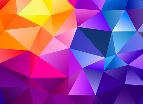 vibrant colorful fractals