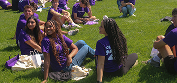 students on lakefill