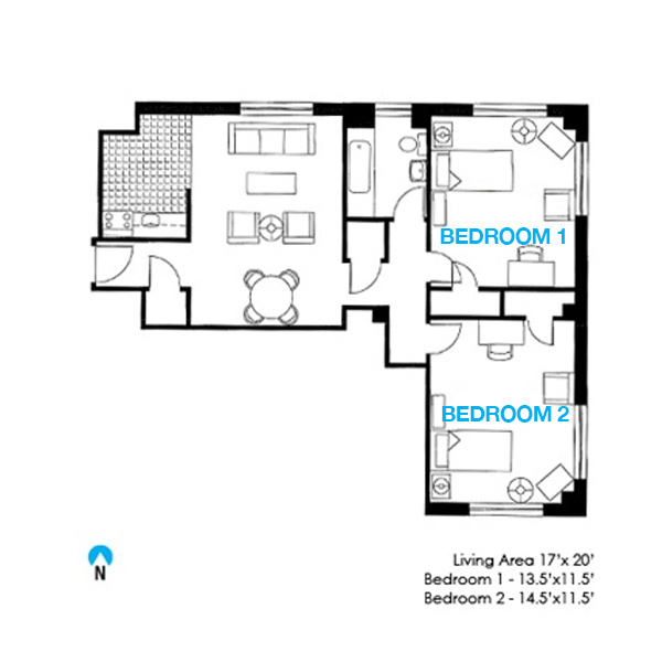 McManus Two Bedroom Share