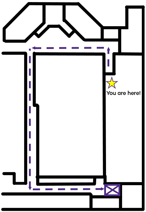 Map from the MPC to the Foster Walker elevator