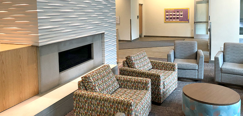 Schapiro Hall Fireplace Lounge