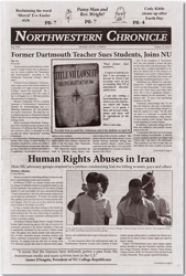 Northwestern Chronicle cover