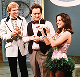 Julia Louis-Dreyfus, Brad Hall and Jim Belushi