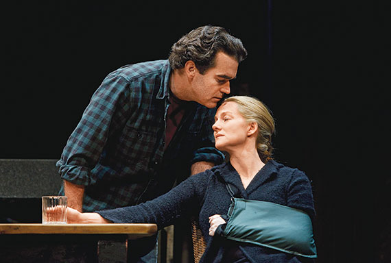 Brian d'Arcy James and Laura Linney