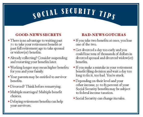 Social Security tips