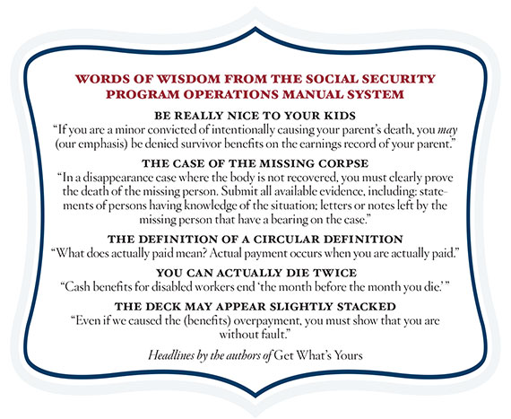 Social Security wisdom