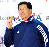 Fencing Coach Stays Sharp
