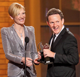 Logan and Blanchett at Tony Awards