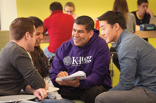 Manny Dorantes and classmates