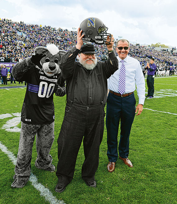 GRRM at NU football