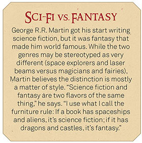 GRRM on sci-fi and fantasy