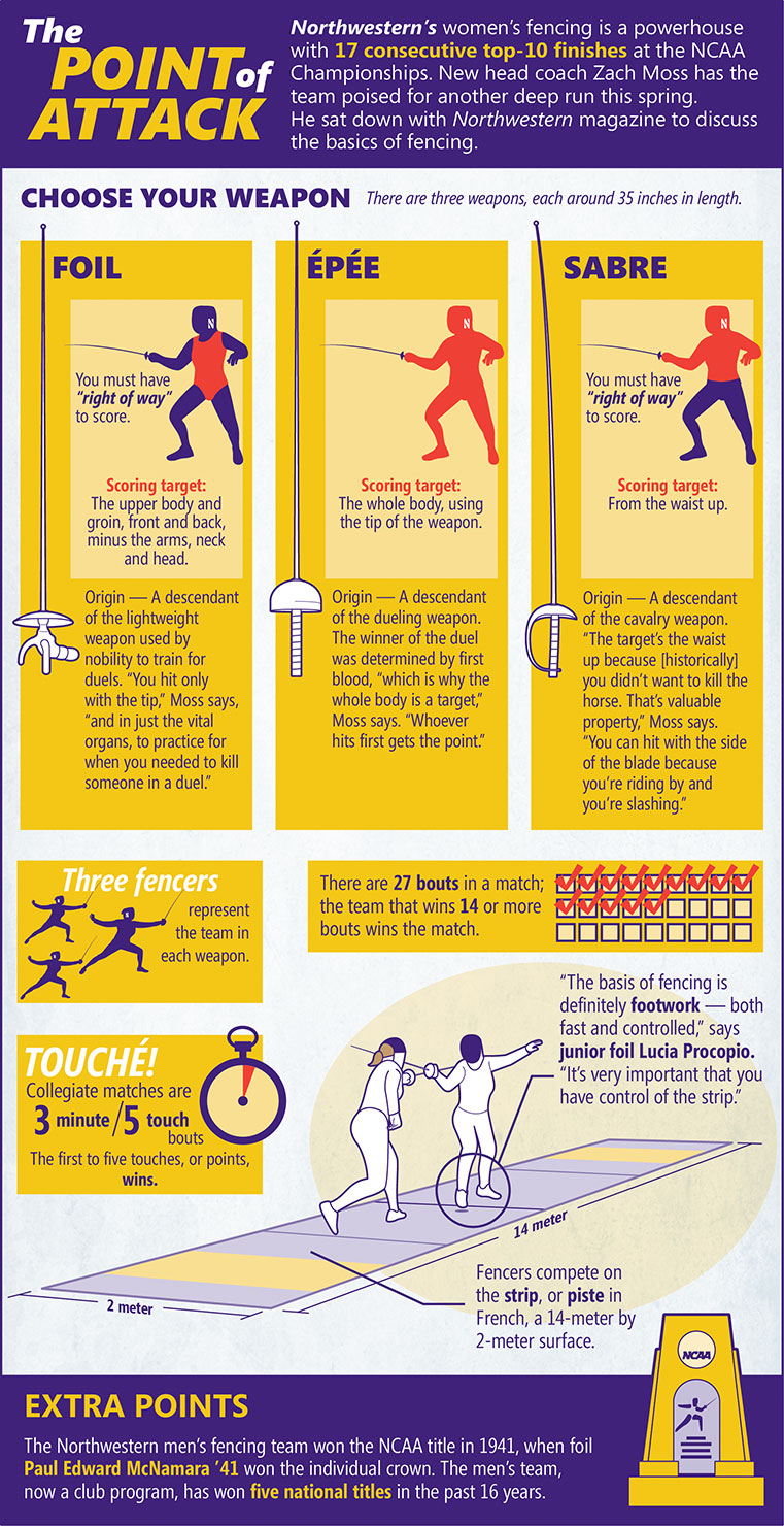 Infographic on fencing