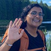 happy MSES female student