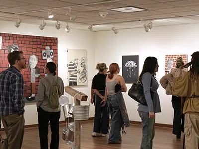 people in the gallery
