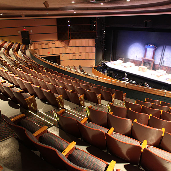 Balcony of Cahn Auditorium