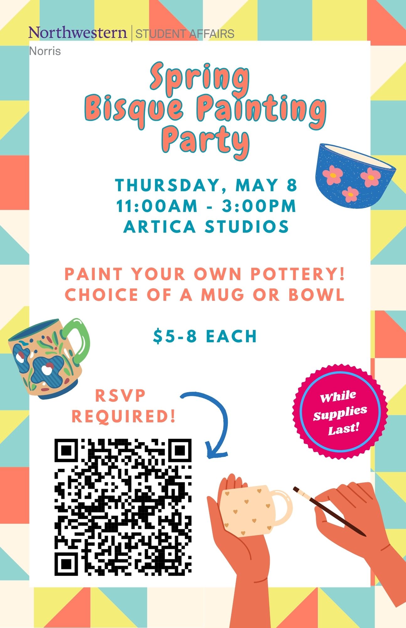 spring bisque painting