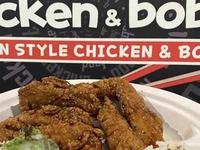 chicken on the plate