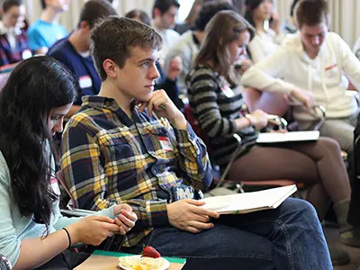 Students in class