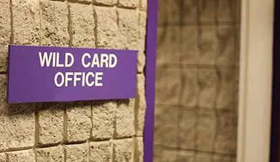 Wildcard Office wall placard