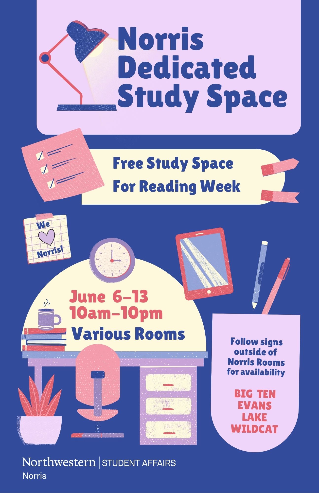 exam relief study space
