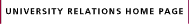 University Relations home page