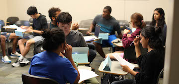 students in a classroom