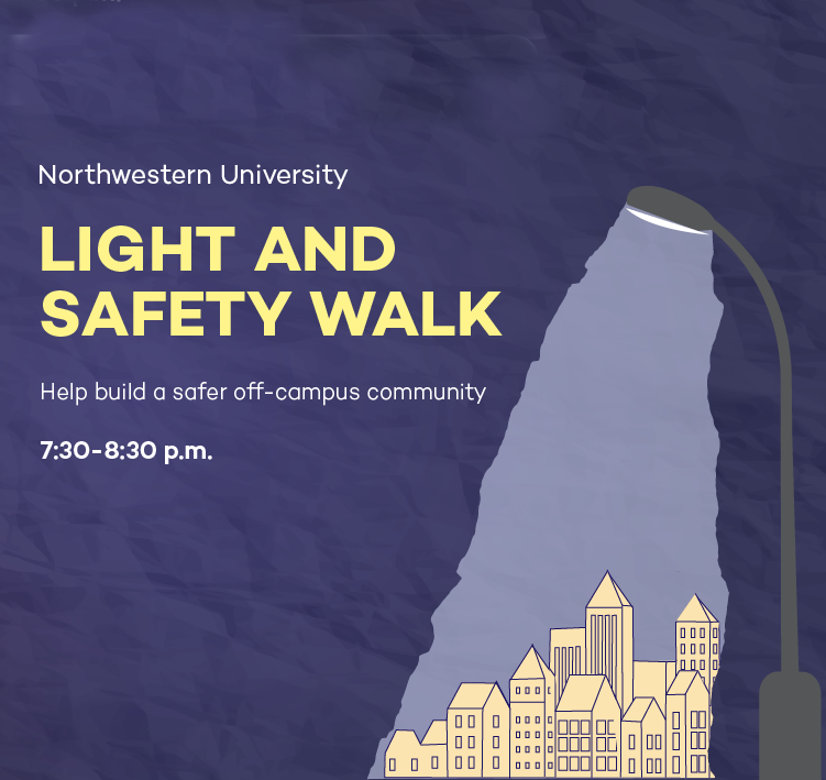light and safety walk graphic