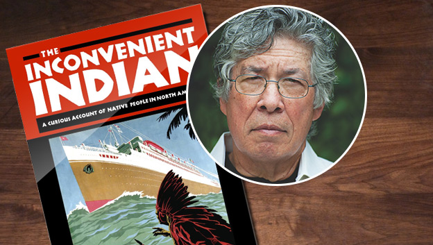 image of Thomas King and book cover