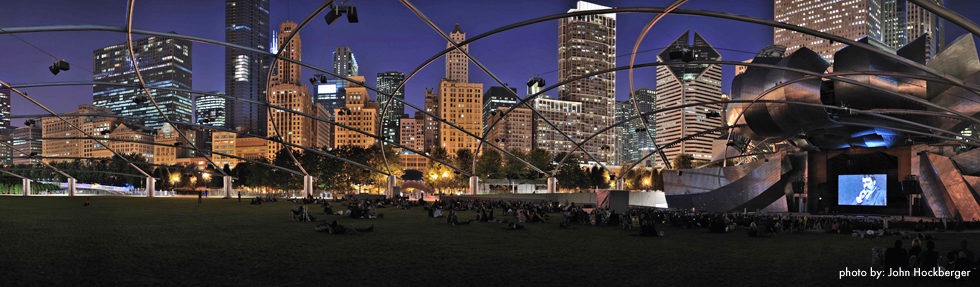 Chicago Panorama from the Millenium Park