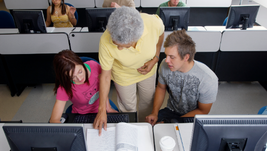 professor teaching