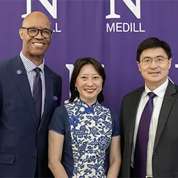 President Chiang attends the George R. R. Martin Summer Intensive Writing Workship at Medill.