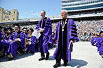 Northwestern’s 2012 commencement ceremony with speaker Paul Farmer.