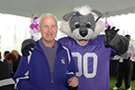 Tailgating with Willie the Wildcat.