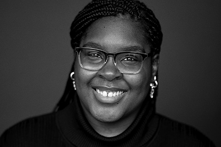 woman smiling