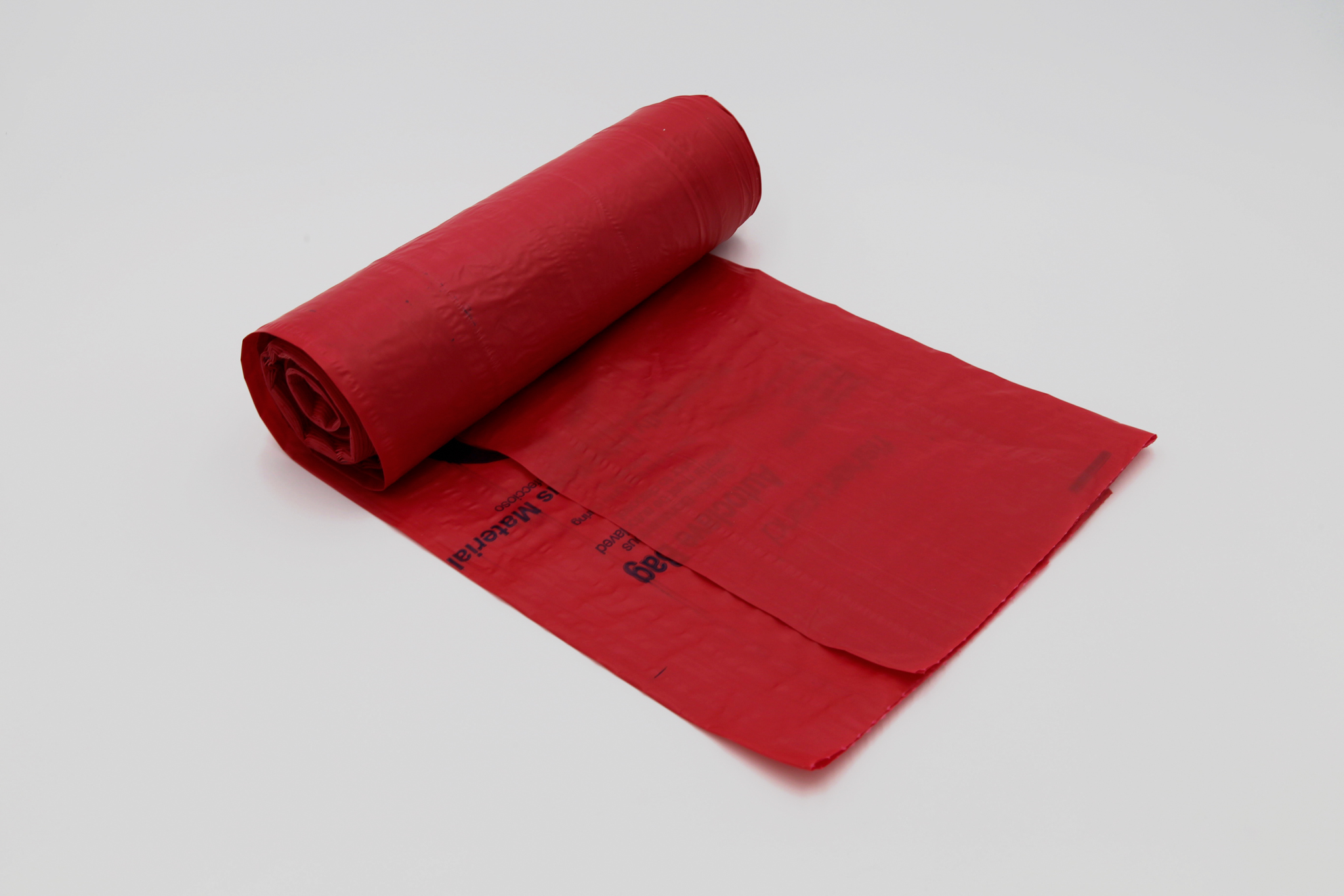 Red autoclave bag
