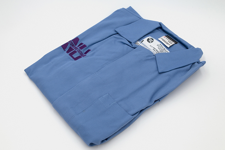 Blue FR lab coat