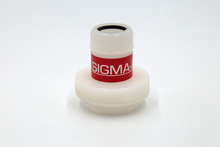 White, plastic drum pump collar