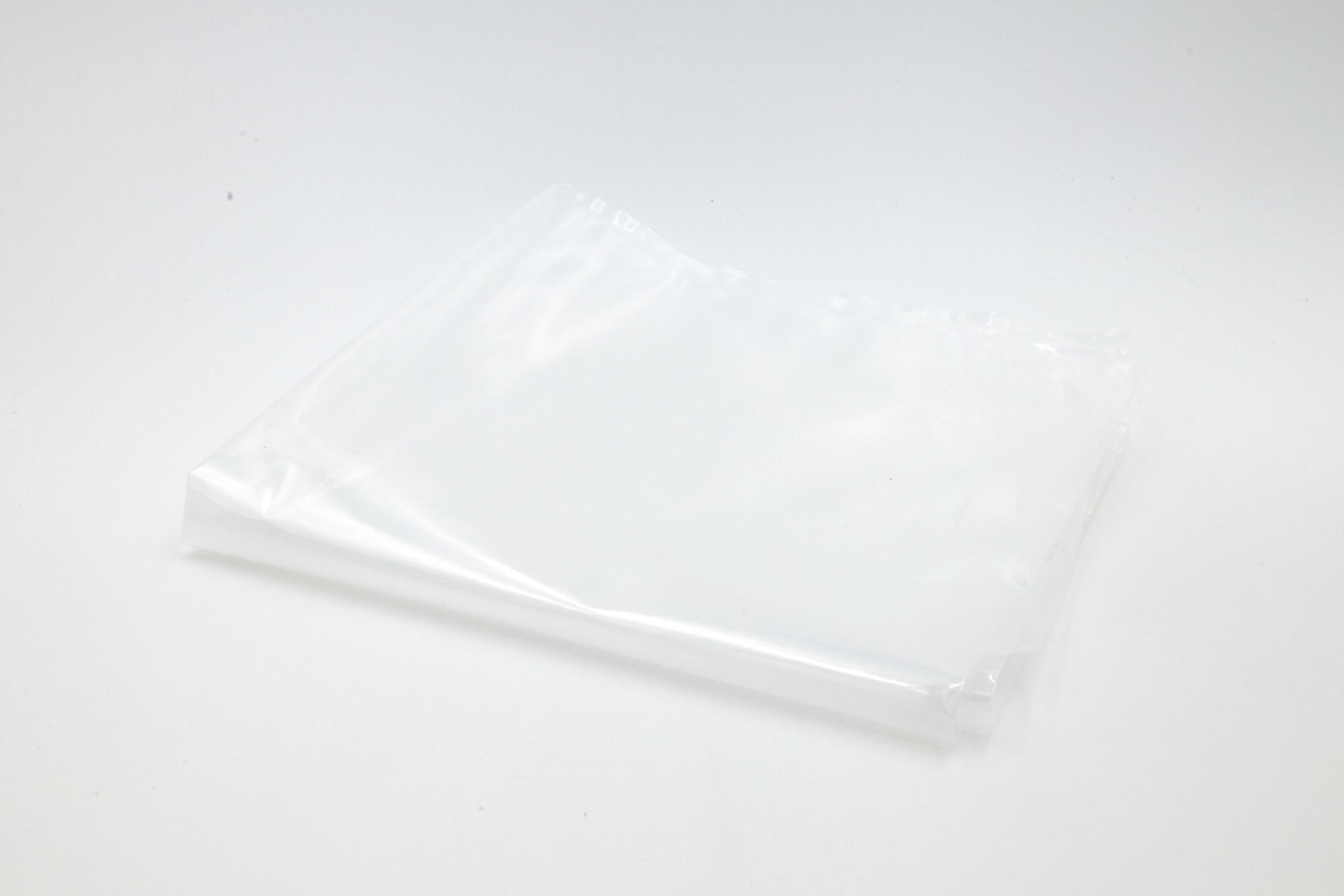 Clear plastic waste bag
