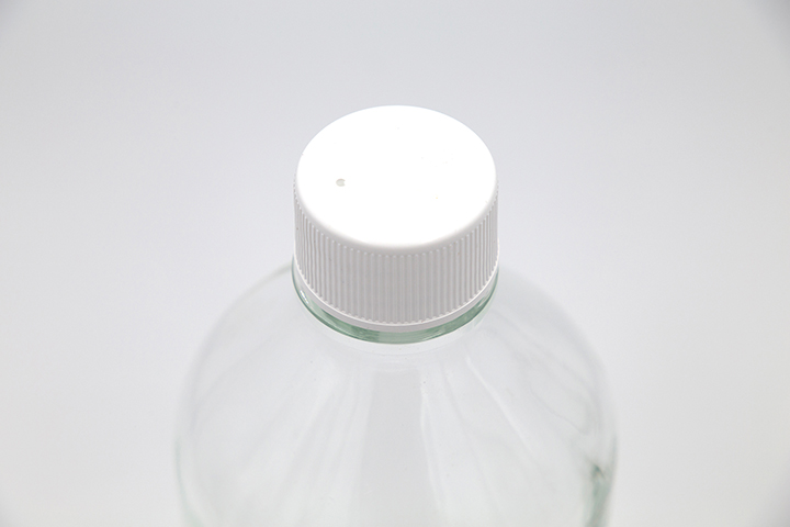 Vented cap for chemical waste bottles