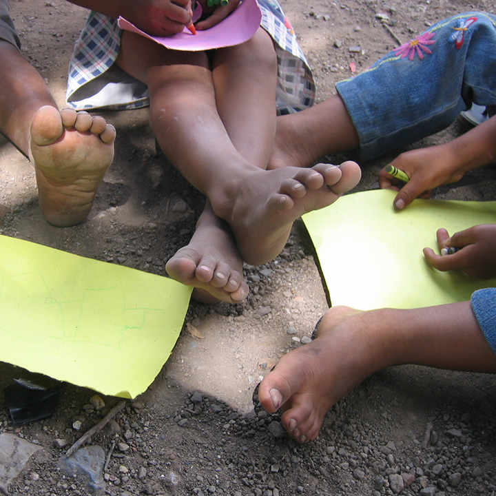 Kids' feet