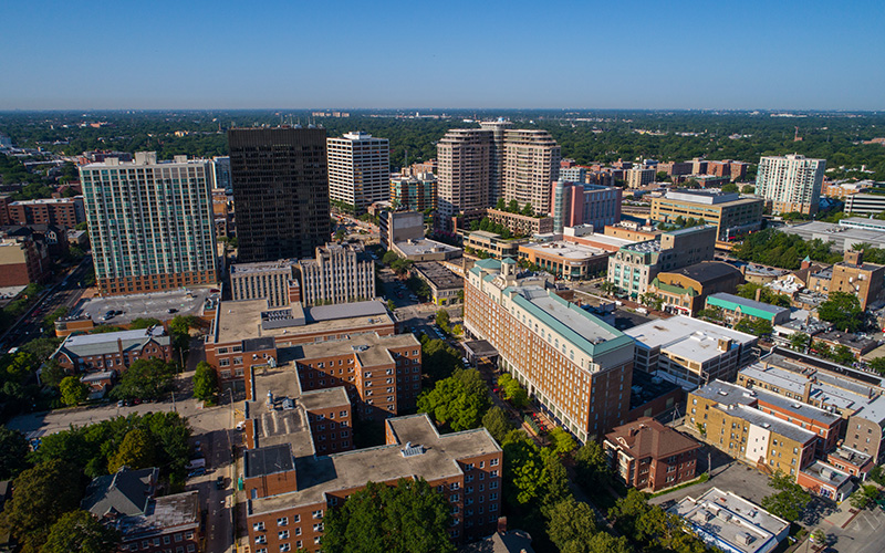 Evanston neighborhood