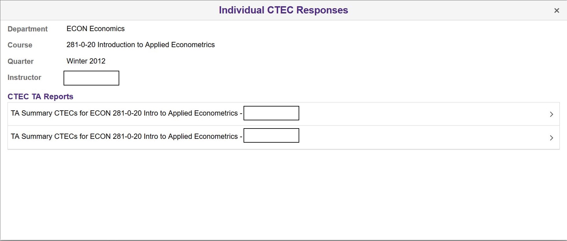 image of ta report list