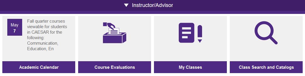 instructor adviser homepage