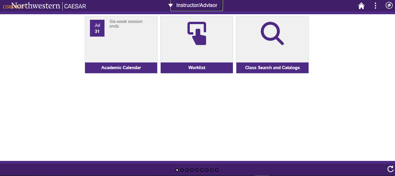Custom Admin homepage