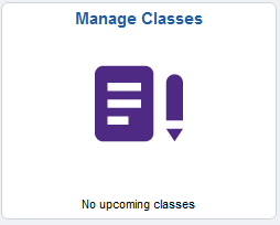 Manage Classes Tile